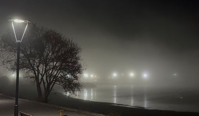 Tatvan’da Yoğun Sis Sürücülere Zorluk Çıkardı