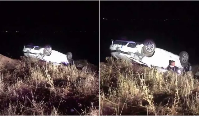 Kontrolden Çıkan Otomobil Şarampole Yuvarlandı: 1 Yaralı