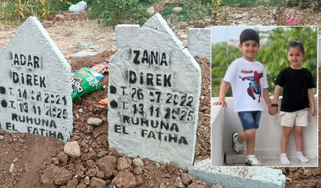 Feci Kazada Hayatını Kaybeden Kardeşler Yan Yana Defnedildi