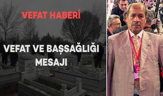 Yeniden Refah Partisi Bitlis Merkez İlçe Başkanı Vefat Etti