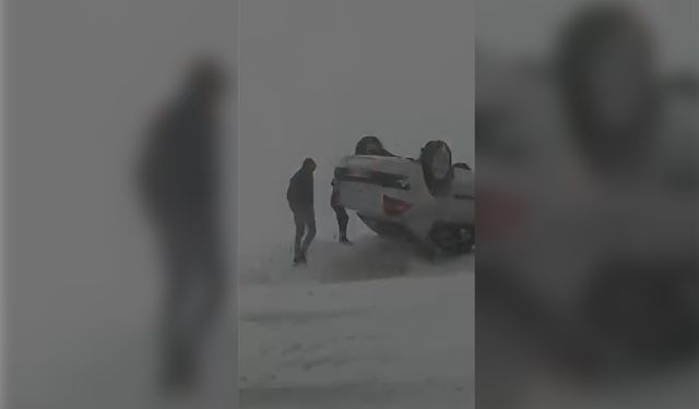 Silvan–Diyarbakır Yolunda Kar ve Buzlanma Kazaya Neden Oldu