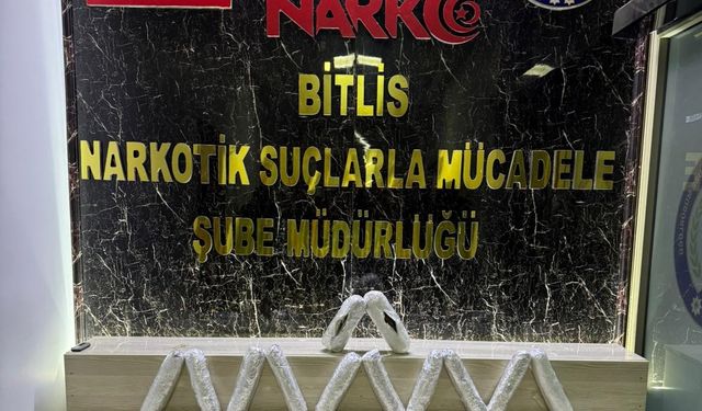 Bitlis’te Zehir Satıcılarına Darbe: 6 Kilo Uyuşturucu Ele Geçirildi, 4 Kişi Tutuklandı