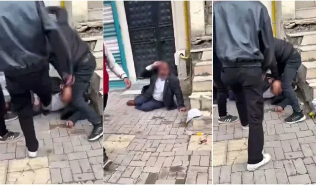 50 Yaşındaki Adam Sokak Ortasında Darp Edildi: Dehşet Anları Kamerada