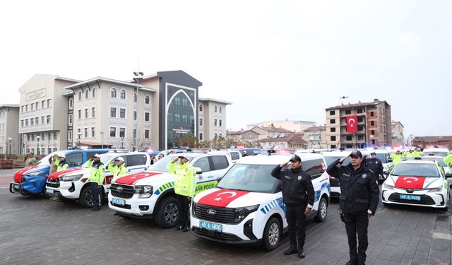 Muş’ta Güvenlik Güçlerine 78 Yeni Araç Teslim Edildi