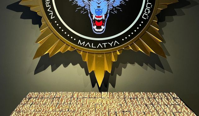 Malatya’da 3 bin 644 sentetik ecza ele geçirildi: 3 kişi tutuklandı