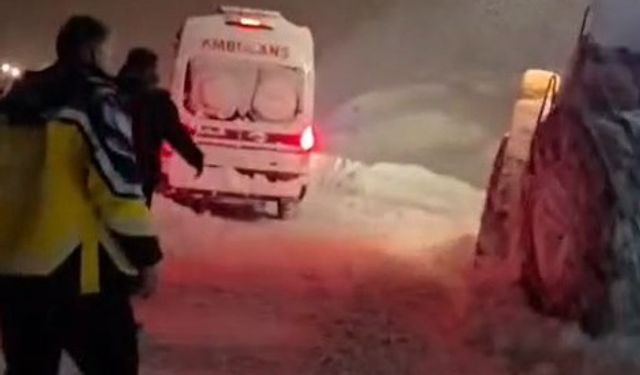 Hakkari’de hasta kurtarma operasyonu