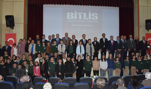 Bitlis Ailece Kitap Okuyor Projesi’nin tanıtımı yapıldı