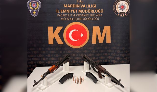 Durdurulan Araçta Uzun Namlulu Silahlar Ele Geçirildi