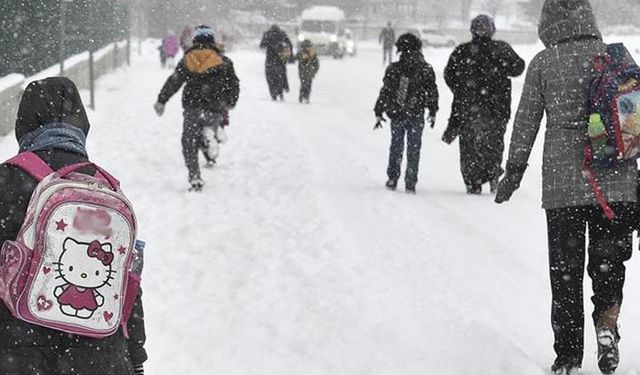 Bitlis’te eğitime kar engeli