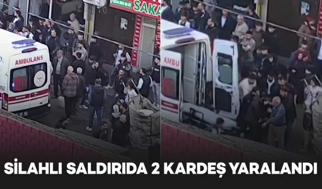 Silahlı Saldırıda 2 Kardeş Yaralandı
