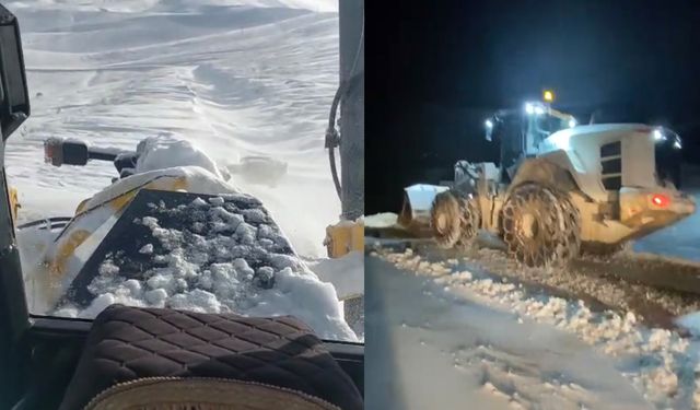 Muş’ta Yoğun Kar Yağışıyla Birlikte 333 Köy Yolu Kapandı
