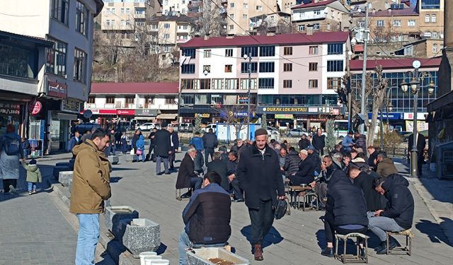 Güneşli havayı fırsat bilen Bitlisliler park ve caddelere akın etti