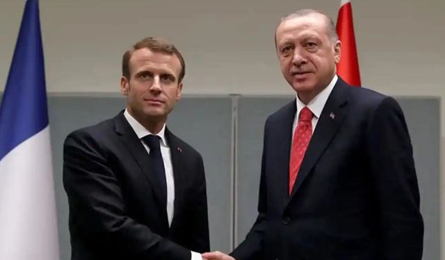 Cumhurbaşkanı Erdoğan, Macron Görüştü