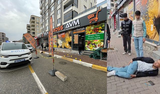 Markete silahlı saldırı: 1 yaralı