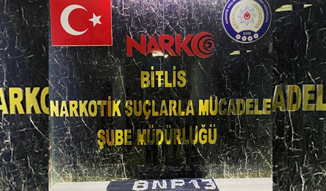 Bitlis’te uyuşturucu operasyonu: 3 tutuklama