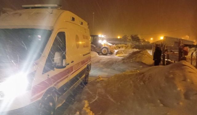 Van’da hasta ve mahsur kalanlar belediyenin çabasıyla kurtarıldı