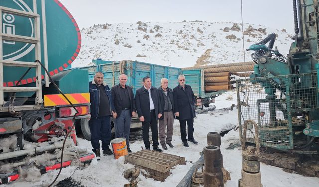 Kış ortasında içme suyu sorunu: Belediye sondaj çalışması başlattı