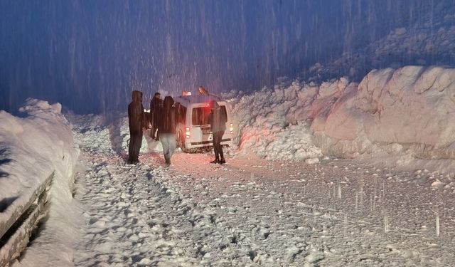 Hakkari–Van yolunda iki çığ arasında kalan 5 araç kurtarıldı