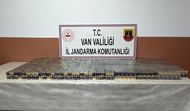 Van'da bin 510 adet kaçak sigara ele geçirildi