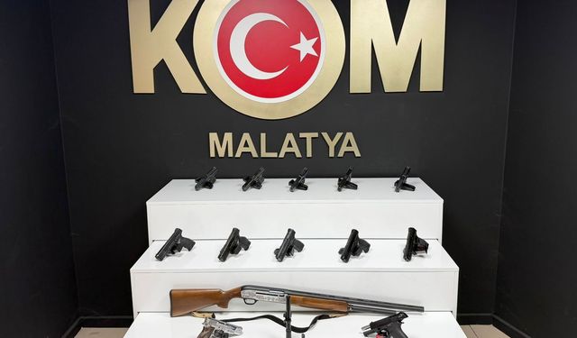 Ruhsatsız Silah Operasyonu: 12 Tabanca Ele Geçirildi
