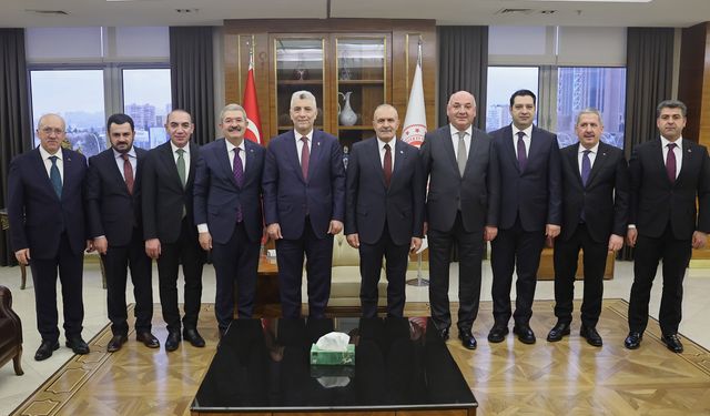 Van TSO Heyetinden Ticaret Bakanı Bolat’a Ziyaret