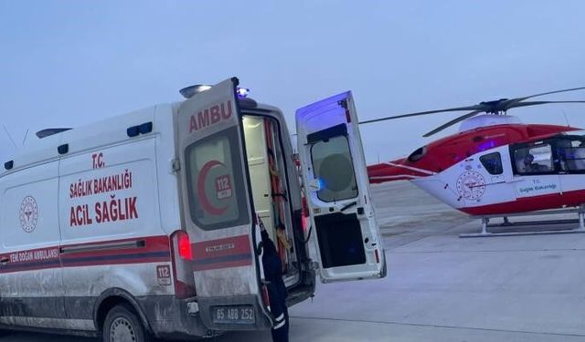 Muş’ta Solunum Sıkıntısı Yaşayan Prematüre Bebek Van’a Sevk Edildi