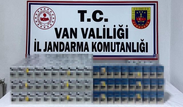 Van'da 1.500 Paket Kaçak Sigara Ele Geçirildi