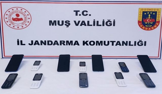 Muş’ta kaçak cep telefonu operasyonu