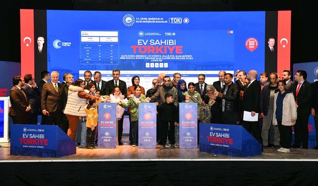 Şanlıurfa’da 13 bin 790 sosyal konut için kura heyecanı