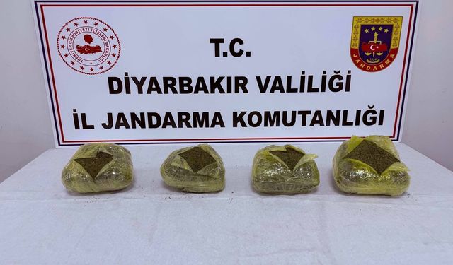 Diyarbakır’da Narkotik Operasyonu: 28 Kilogram Esrar Ele Geçirildi