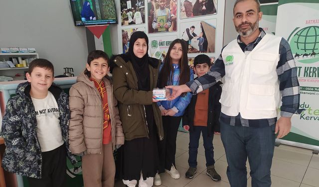 Batmanlı Miniklerden Gazze’ye Yürek Isıtan Destek