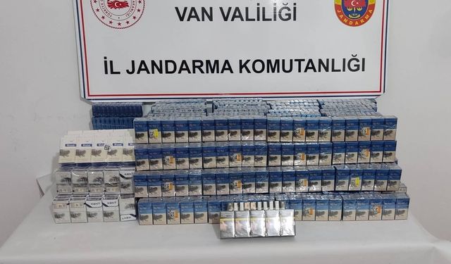 Van’da  2 bin 210 adet gümrük kaçağı sigara ele geçirildi