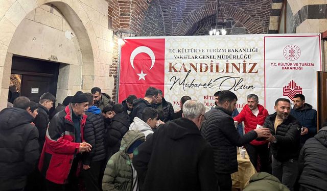 Bitlis Vakıflar Bölge Müdürlüğü’nden Miraç Kandili’ne Anlamlı İkram