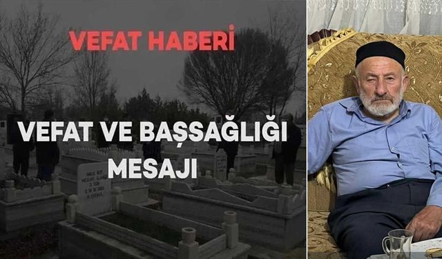 Bitlisli Hemşehrimiz H. Mehmet Tutuğ Vefat Etmiştir