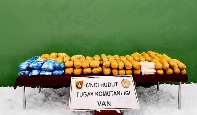 Van Hudut Hattında Yüklü Miktarda Uyuşturucu Ele Geçirildi