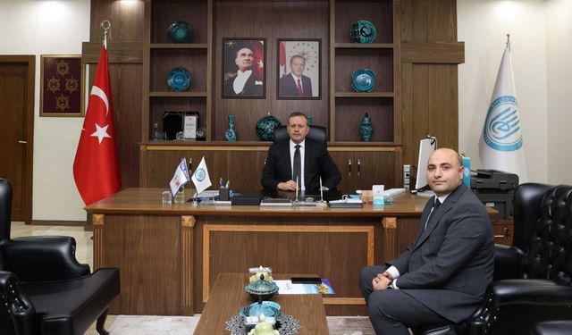 İŞKUR İl Müdür V. Aydın’dan Bitlis Eren Üniversitesi Rektörü Elmastaş’a Ziyaret