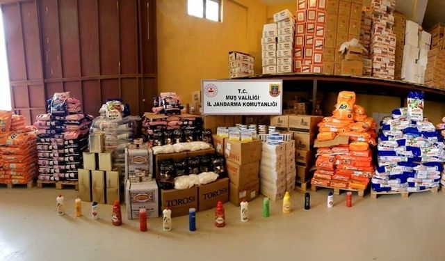 Muş’ta 3,9 Milyon TL’lik Sahte Ürün ve Kaçak Tütün Operasyonu
