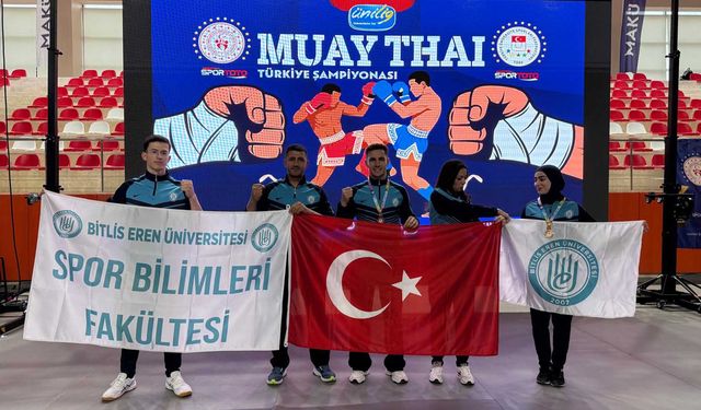 Bitlis Eren Üniversitesi’nden Muay Thai’de Türkiye Şampiyonluğu