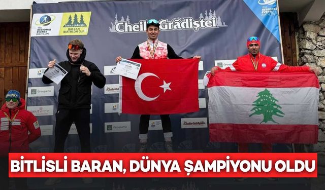 Bitlisli Baran Demir, Şampiyon Oldu