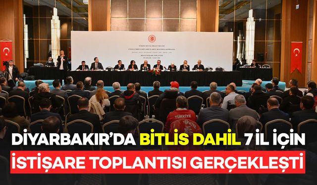 Diyarbakır'da Bitlis Dahil 7 İl İçin Bölge İstişare Toplantısı Gerçekleşti