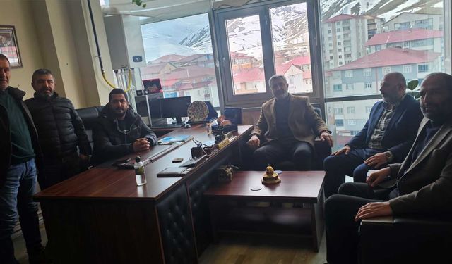 HÜDA PAR Bitlis İl Başkanı Karakaya’dan BESOB Başkanı İrgit’e Hayırlı Olsun Ziyareti