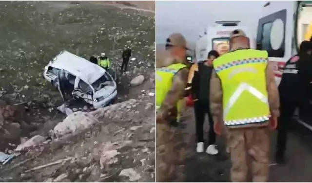 Kamyonet Uçuruma Yuvarlandı: 1 Ölü, 2 Ağır Yaralı