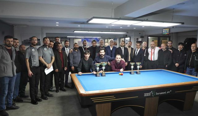 Üç Bant Bilardo Bitlis İl Şampiyonası 1. Etabı Tamamlandı