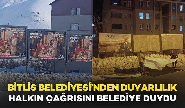 Bitlis Belediyesi'nden Takdir Edilecek Duyarlılık