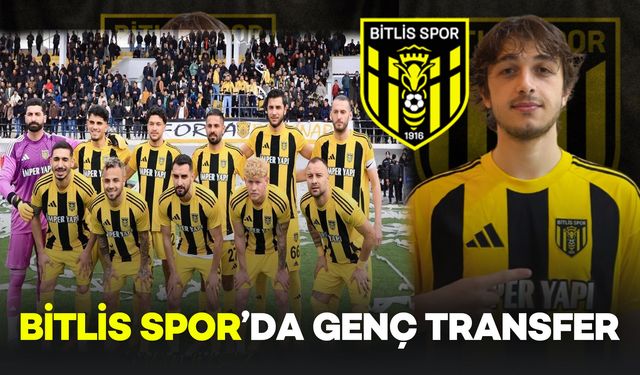 Bitlis Spor, Genç Futbolcuyu Kadroya Aldı