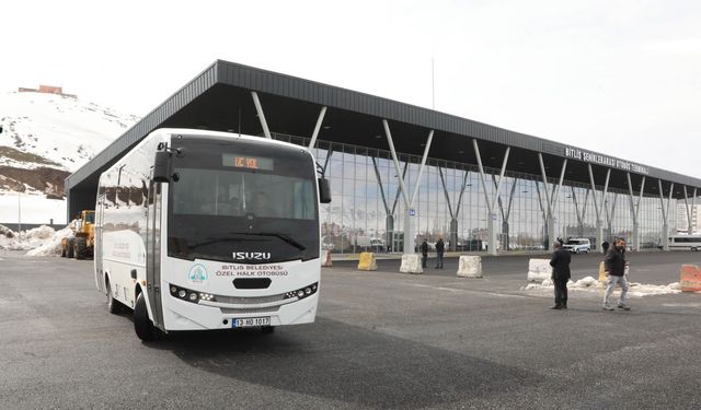 Bitlis'te Şehir İçi Ulaşımda Önemli Adım: Halk Otobüsleri Otogara Kadar Girecek
