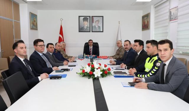 Bitlis'te İl Asayiş, Güvenlik ve İstihbarat Toplantısı yapıldı