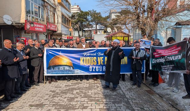 Bitlis'te Dünya Kudüs Günü basın açıklaması: 'Mesele Filistin Değil, Ümmetin Varlık Mücadelesidir'