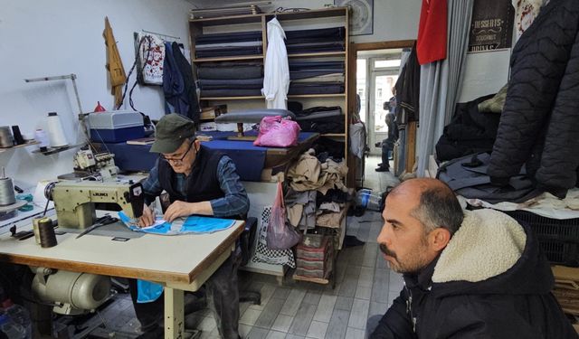 Bitlis’te yarım asırlık emek: Terzinin İğneyle dokuduğu hayat