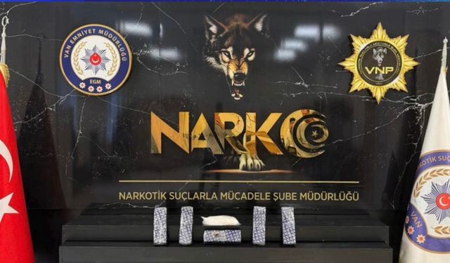 Van’da uyuşturucu operasyonu: Kilolarca madde ele geçirildi